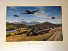 Nicolas Trudgian 24x32 Messerschmitt Country multi-signed limited edition print 100/350 with