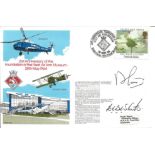 Double signed Navy cover 21st Anniversary of the Foundation of the Fleet Air Arm Museum 28th May