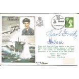 U Boat WW2 multiple signed cover Sqn. Ldr. T. M. Bulloch signed FDC No. 51 of 55. Flown in Nimrod Mk