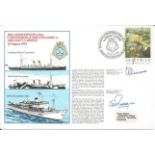 Group Captain G E Livock and Captain J D Roddis signed RNSC, 4, 7 cover commemorating the 70th