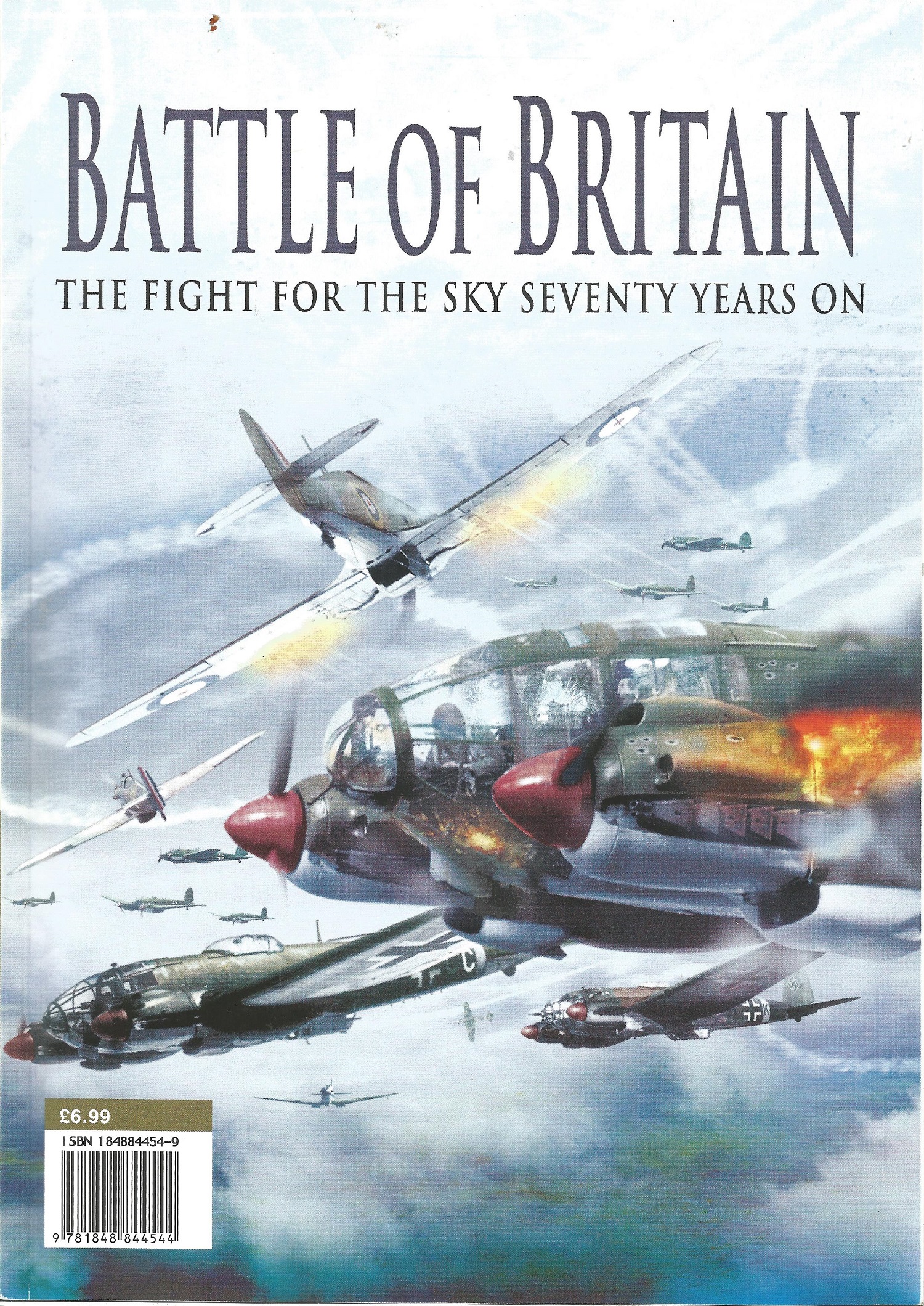 Battle of Britain softback book titled The Fight for the Sky Seventy Years On 98 pages looking