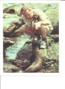David Attenborough signed 10 x 8 inch colour nature photo, with seals. All autographs are genuine