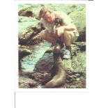David Attenborough signed 10 x 8 inch colour nature photo, with seals. All autographs are genuine