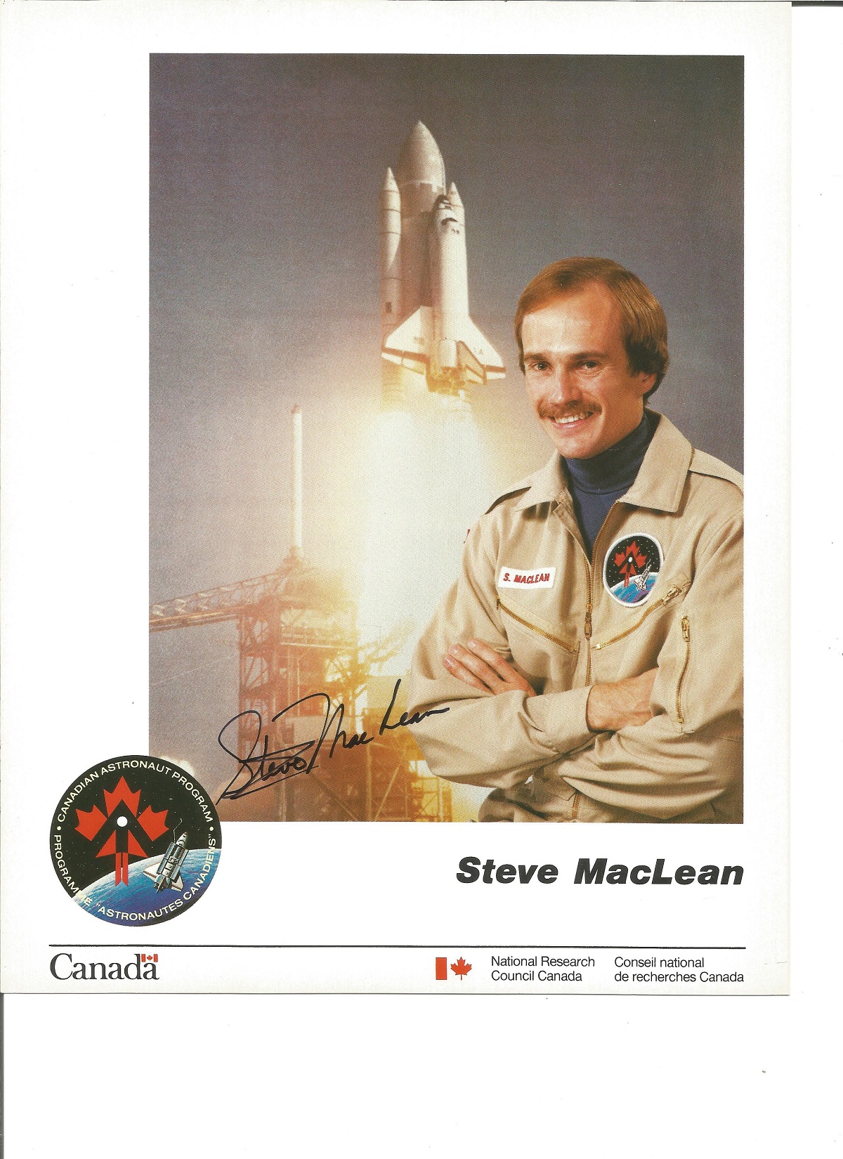 Astronauts collection of six 10 x 8 colour photos signed by Canadian astronauts Bob Thirsk, Ken - Image 5 of 7