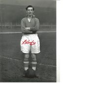 Lawrie Hughes Liverpool Signed 12 x 8 inch football photo. . All autographs are genuine hand