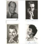 Vintage TV Music hall autograph collection in nice grey album. About 50 most signed, mainly 6 x 4