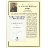 Cofounder of SAS Lieutenant Colonel Sir David Carol MacDonnell Mather MC signed bookplate for When