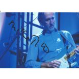 Mike Rutherford signed 12 x 8 inch colour music photo. All autographs are genuine hand signed and