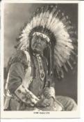 Chief Eagle Eye signed to reverse of a vintage 6 x 4 inch b/w portrait photos. All autographs are
