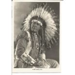 Chief Eagle Eye signed to reverse of a vintage 6 x 4 inch b/w portrait photos. All autographs are