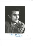 Robert Di Niro signed 10 x 8 inch b/w photo to Stefan Best Wishes. All autographs are genuine hand