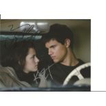 Twilight two 10 x 8 colour photos signed by Robert Pattinson and double signed Kristin Stewart and