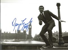 James Bond George Lazenby signed superb 12 x 8 inch b/w photo. All autographs are genuine hand