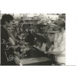 Quadrophenia Peter Davison and Leslie Ash signed 10 x 8 b/w photo. All autographs are genuine hand