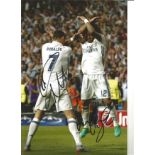 Ronaldo, Cristiano and Marcelo Vieira da Silva Junior, Footballers. 8 x 12 colour photo showing