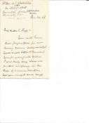 William Ewart Gladstone (1809-1898) hand written letter to Charles Paget with superb content.