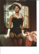 Sophia Loren signed sexy 10 x 8 inch b/w photo . All autographs are genuine hand signed and come