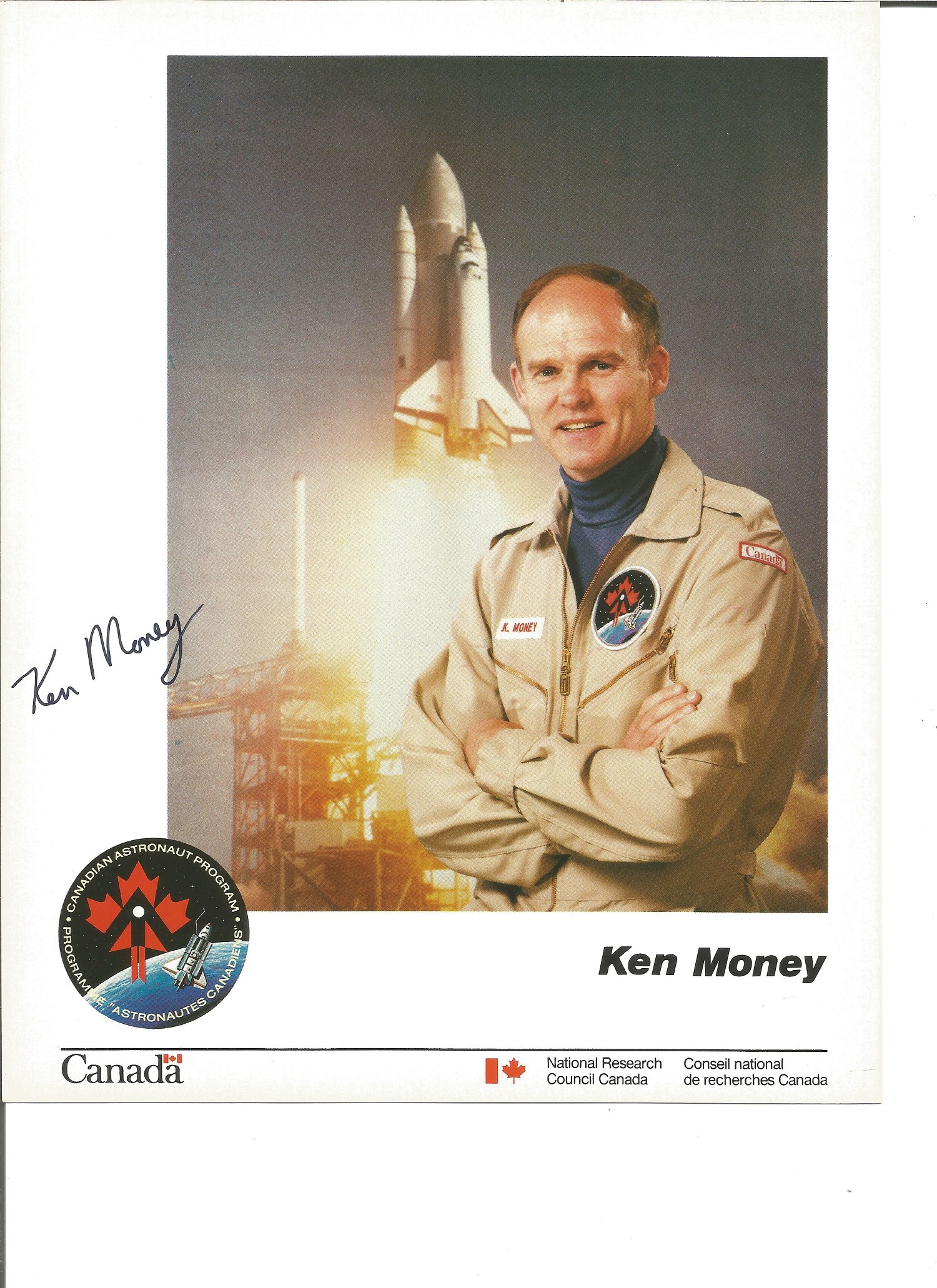 Astronauts collection of six 10 x 8 colour photos signed by Canadian astronauts Bob Thirsk, Ken - Image 2 of 7