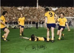 Charlie George Arsenal Signed 16 x 12 inch football photo. . All autographs are genuine hand