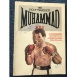 Muhammad Ali signed to front of The Holy Warrior book has added inscription and face and ring