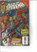 Stan Lee signed Web of Spiderman Marvel comic inscribed With great power comes much