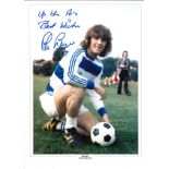 Stan Bowles QPR Signed 16 x 12 inch football photo. . All autographs are genuine hand signed and