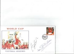 Bobby & Jack Charlton 1966 World Cup Signed FDC. All autographs are genuine hand signed and come