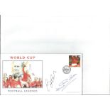 Bobby & Jack Charlton 1966 World Cup Signed FDC. All autographs are genuine hand signed and come