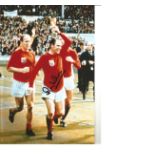 Ray Wilson 66 England Signed 12 x 8 inch football photo. . All autographs are genuine hand signed