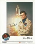 Astronauts collection of six 10 x 8 colour photos signed by Canadian astronauts Bob Thirsk, Ken