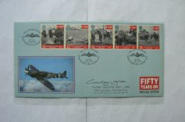 Rare Spitfire signed cover. Covercraft FDC , D-DAY, Signed By The Only Woman Spitfire Pilot