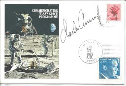Apollo Astronaut and Moonwalker Charles Conrad signed 1979, NASA space Cover. All autographs are