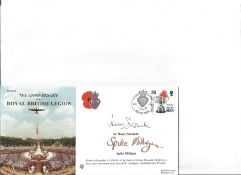Goons rare signed cover. JS CC 14 75TH Anniv British Legion Pmk 1/7/96 signed by Two Goons Sir Harry