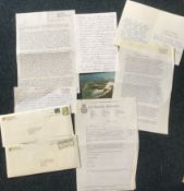 WW2 617 sqn collection of letters to Dambuster historian Jim Shortland. Typed and hand written