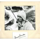 Bernard Bresslaw Carry on autographed page mounted with 10 x 8 inch b/w photo to approx. 12 x 12