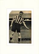 George Hannah signed 16x12 overall mounted black and white newspaper photo picture in Newcastle