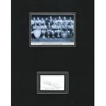 Jimmy Murray 14x11 overall mounted signature piece includes signed album page and a black and