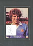Tommy Caton 16x12 overall mounted signature piece includes signed album page and colour magazine