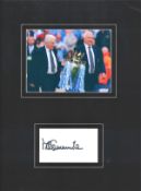 Mike Summerbee 16x12 overall mounted signature piece includes signed album page and colour photo.