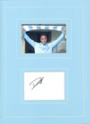 Raheem Sterling 16x12 overall mounted signature piece includes signed album page and colour photo.