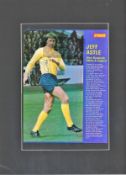 Jeff Astle signed 16x12 overall mounted colour magazine photo. Jeffrey Astle (13 May 1942 - 19