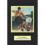 Roy Swinbourne signed 13x9 mounted colour magazine photo pictured in action for Wolverhampton