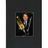 Howard Kendall signed 16x12 overall mounted colour photo pictured while Manager of Everton. Howard