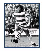Terry Venables signed 12x10 mounted black and white photo pictured in action for Queens Park