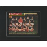 Scotland 1978 multi signed 16x12 overall mounted colour magazine photo signatures included are Kenny