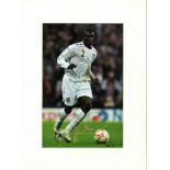 Micah Richards signed 16x12 overall mounted colour photo pictured playing for England. Micah Lincoln