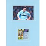 Georgi Kinkladze 16x12 overall mounted signature piece includes signed magazine page and colour