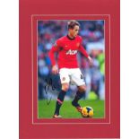 Adnan Januzaj signed 16x12 overall mounted colour photo pictured in action for Manchester United.