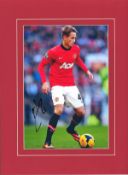 Adnan Januzaj signed 16x12 overall mounted colour photo pictured in action for Manchester United.