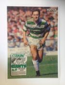 Andy Walker signed 20x16 mounted colour magazine photo pictured in action for Celtic. Andrew Francis